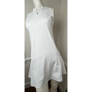 MTA Sport Dress White Polyester A Line Casual Tennis Pickleball Athletic Small